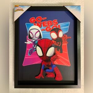 Marvel spidery amazing friends pop out wall art